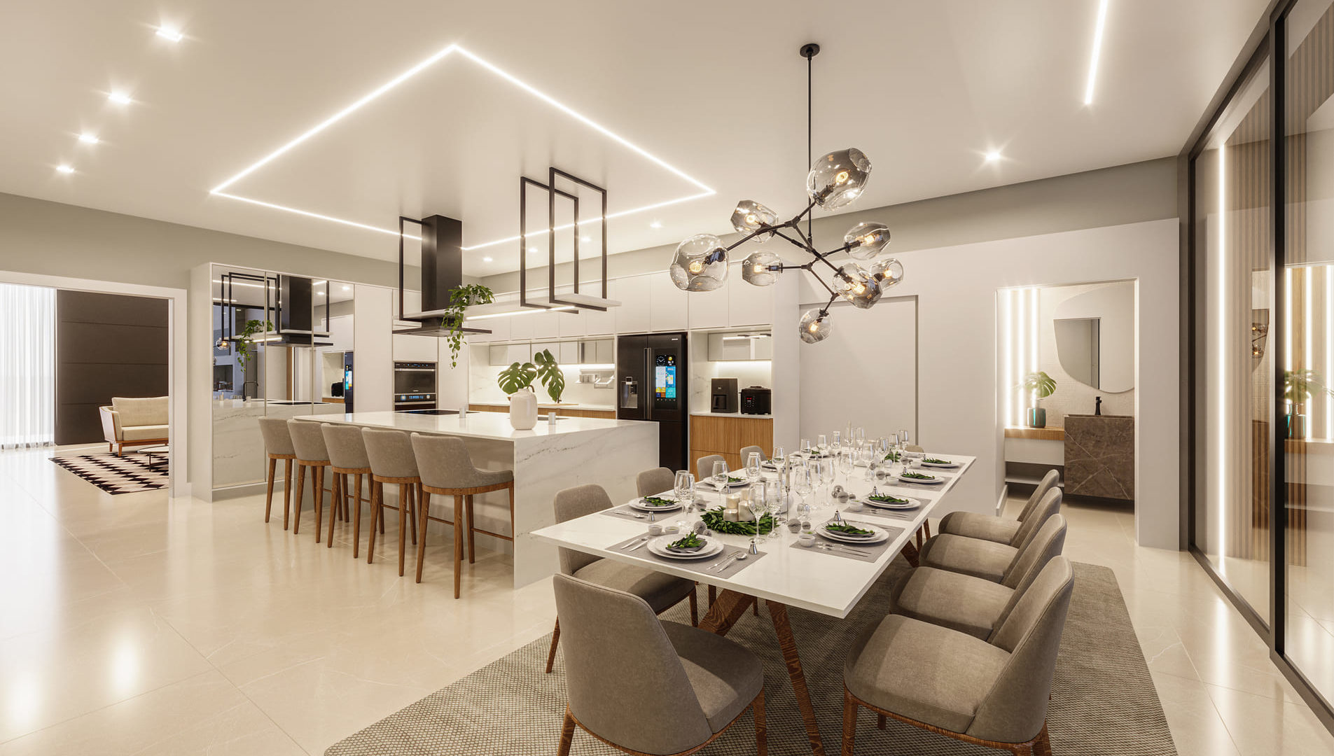 casa portal - cozinha jantar